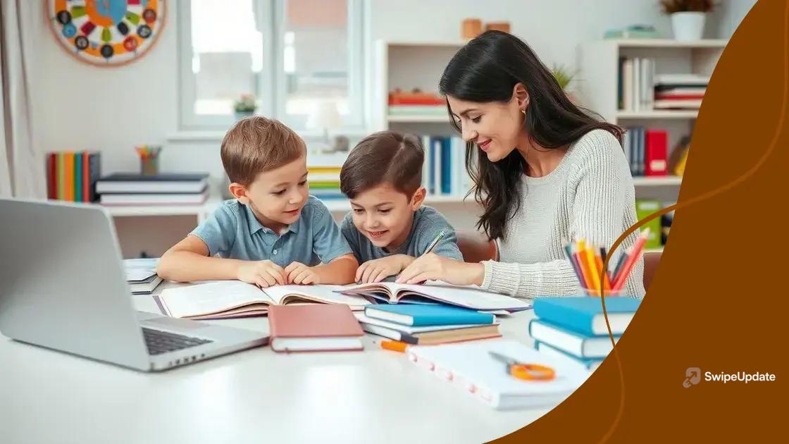 Strategies for parents to support homework