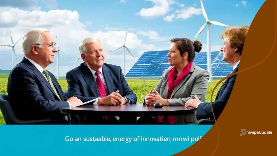 The role of government policies in sustainable energy