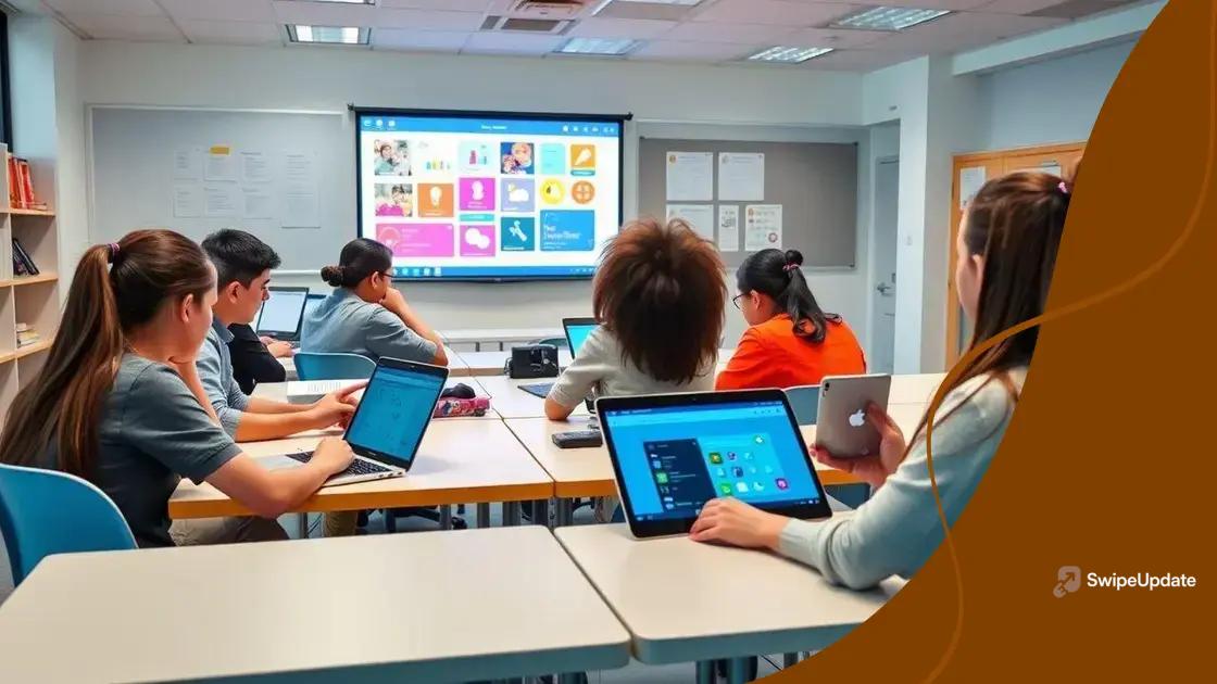 Incorporating digital tools into the classroom