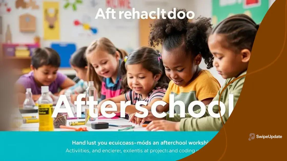 Creative approaches to afterschool learning