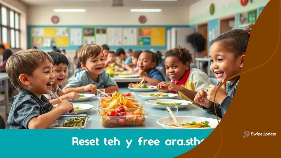 Benefits of accessing free meal programs