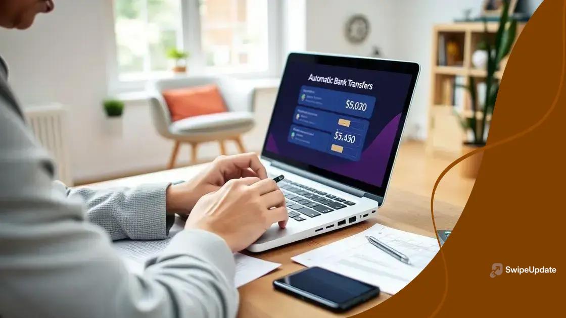 How to set up savings automation